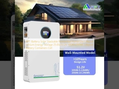 RPT-bateria solar empilhável uso residencial doméstico Lifepo4 armazenamento de energia de lítio 25.6V/51.2V 100Ah/200Ah Lifepo4 bateria contêineres célula