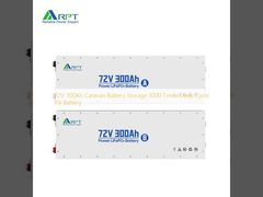 72V 300Ah Caravan Battery Armazenamento 3000 vezes Deep Cycle RV Battery